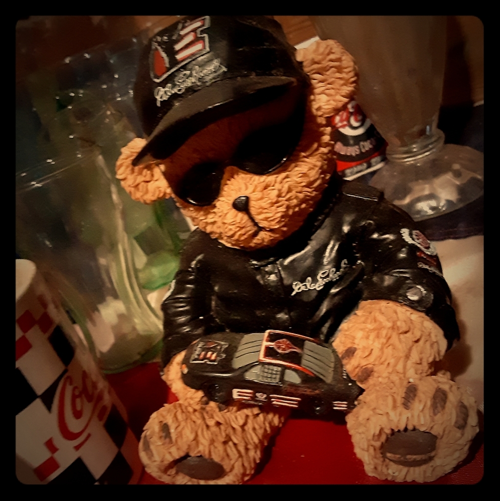 Winners Circle NASCAR Earnhardt Resin Bear Bank